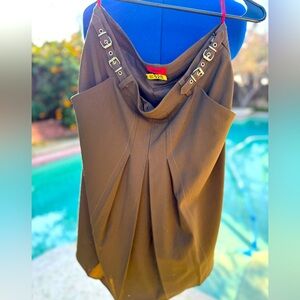 Hugo Boss Size 4 Pleated Midi Skirt